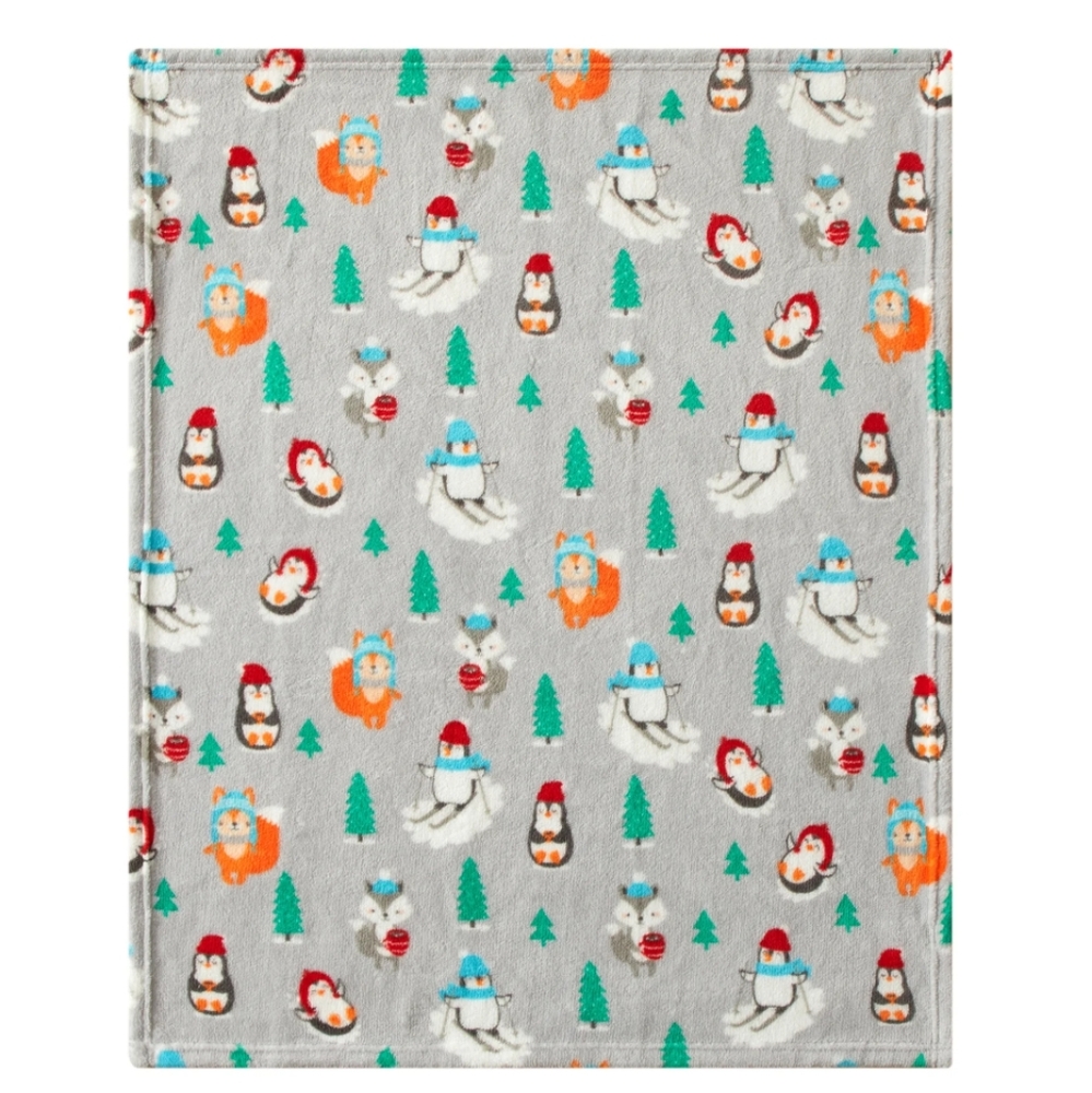 Parent's Choice  Penguin Plush Baby Blanket